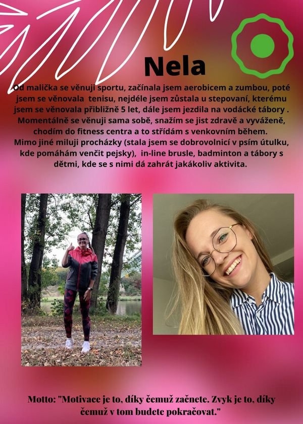 trenerka Nela aura od trenérky